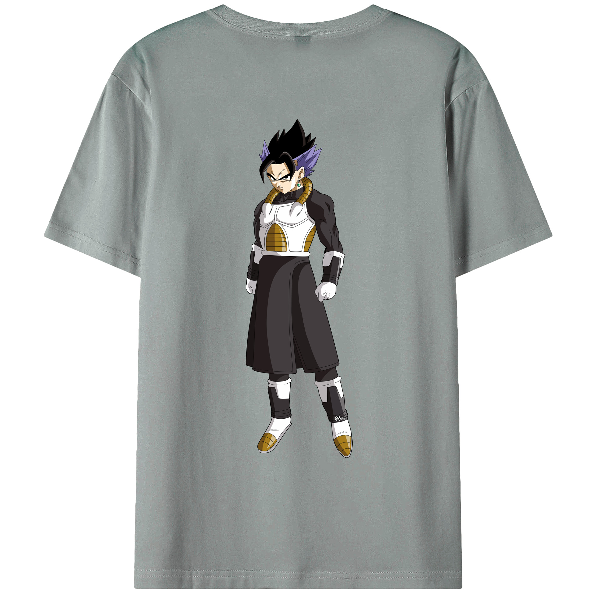 （画像用） ドラゴンボール ベジット DRAGON BALL Vegetto 綿100％ メンズ半袖Tシャツ（バックプリント） 通気性